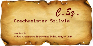 Czechmeister Szilvia névjegykártya